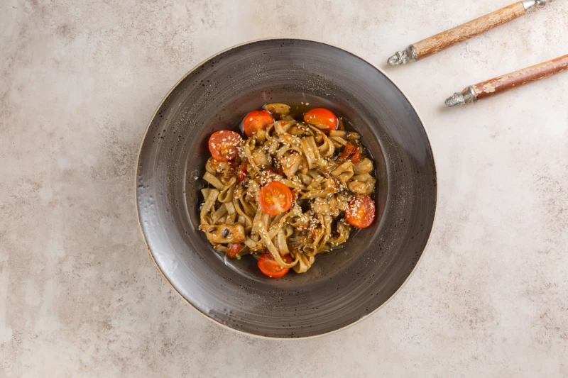 Удон с курицей