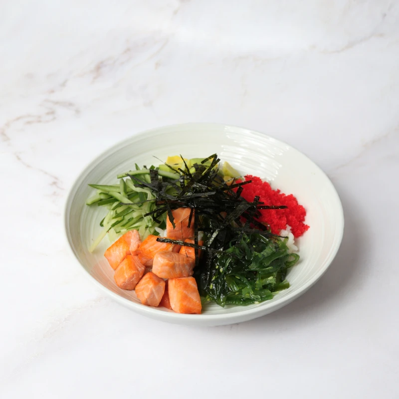 ♥ Поке с жареным лососем - MOGU 