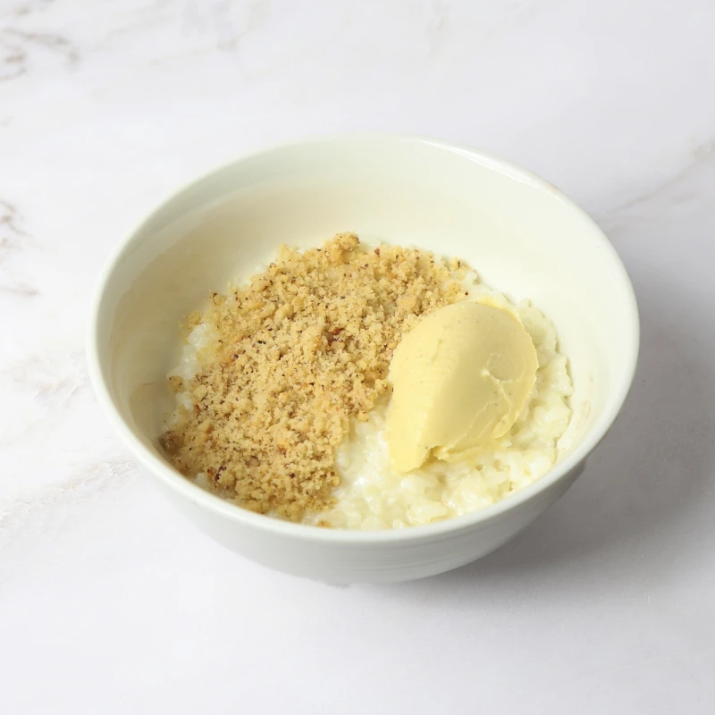 ♥ Каша рисовая с ганашом из маракуйи и ореховым сабле