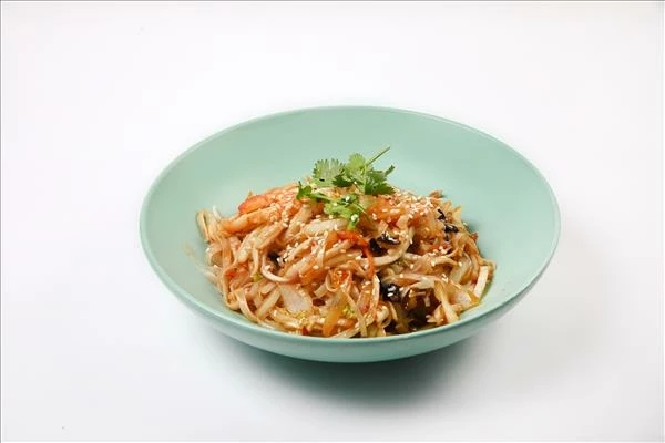 Рисовая лапша с креветками 