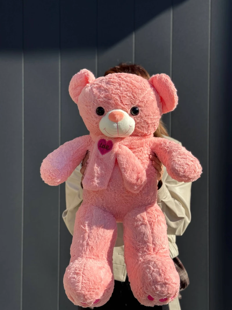 Мягкий медведь с шарфиком (65см)