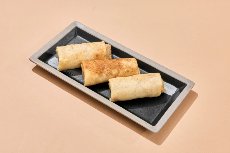 Блины с ветчиной и сыром 