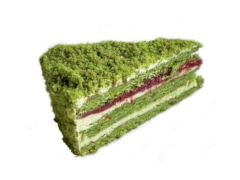 Торт фисташка-малина 