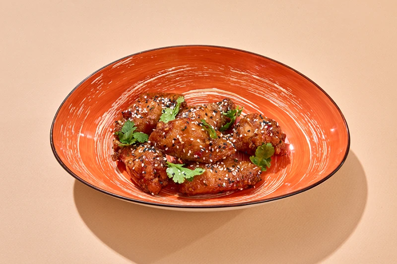 Куриные крылья с кисло-сладким соусом