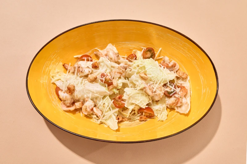 Цезарь с креветками 