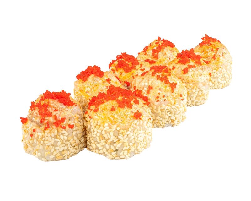 Белый запеченный с лососем