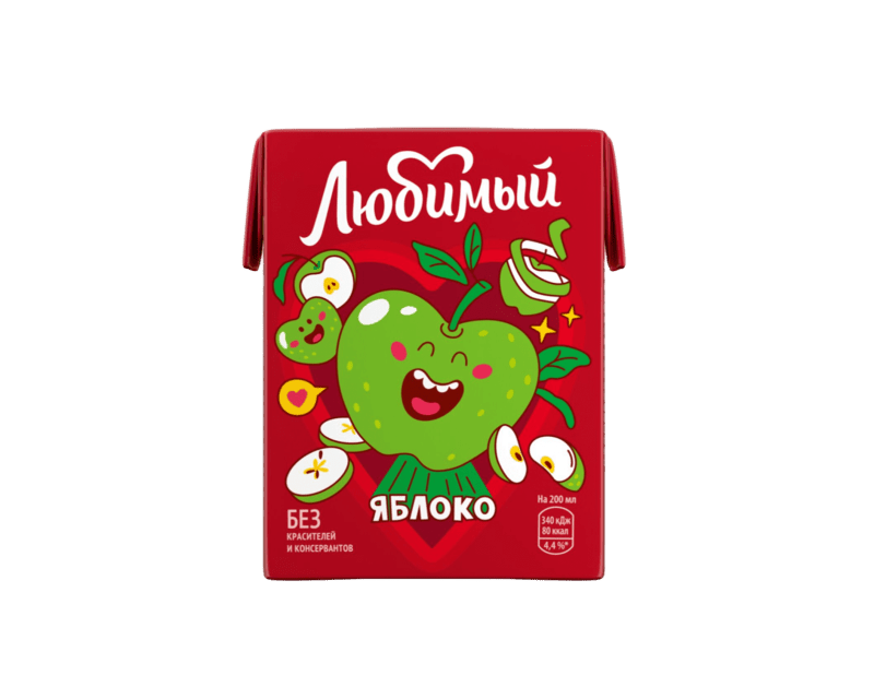 Сок Любимый ЯБЛОКО 0,2 л