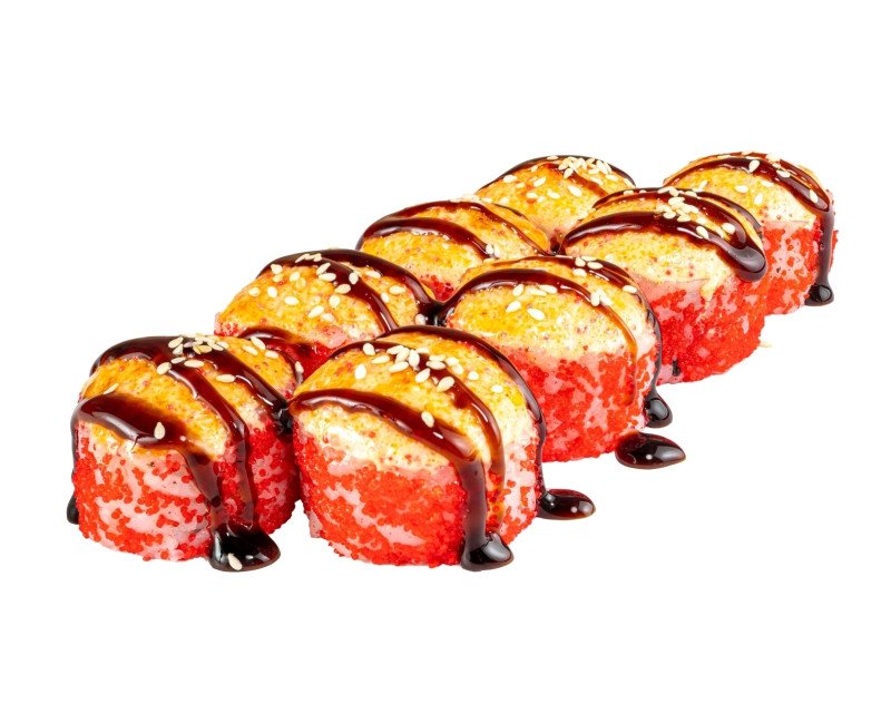 Запеченный с креветкой