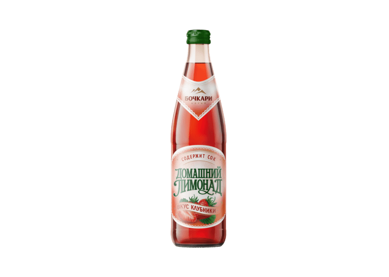 Домашний лимонад КЛУБНИЧНЫЙ