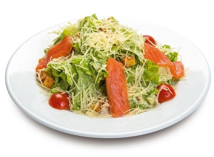 Цезарь с семгой