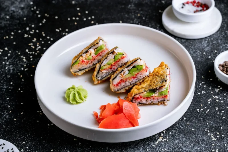 Пицца-ролл с креветкой