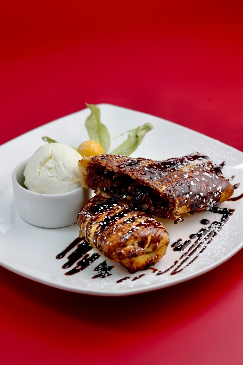 Штрудель с яблоком