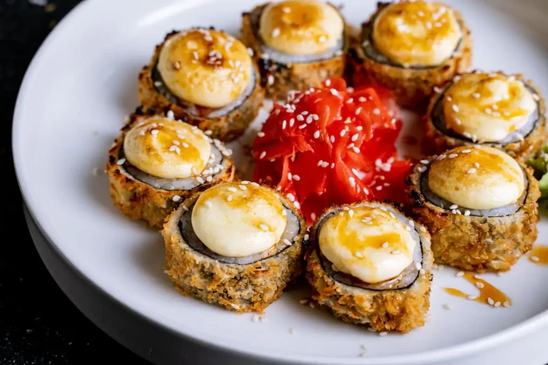 Темпурный запеченный цезарь