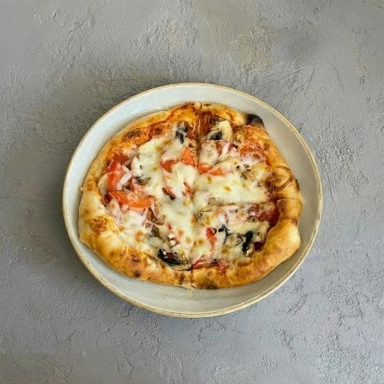 Пицца курица с грибами