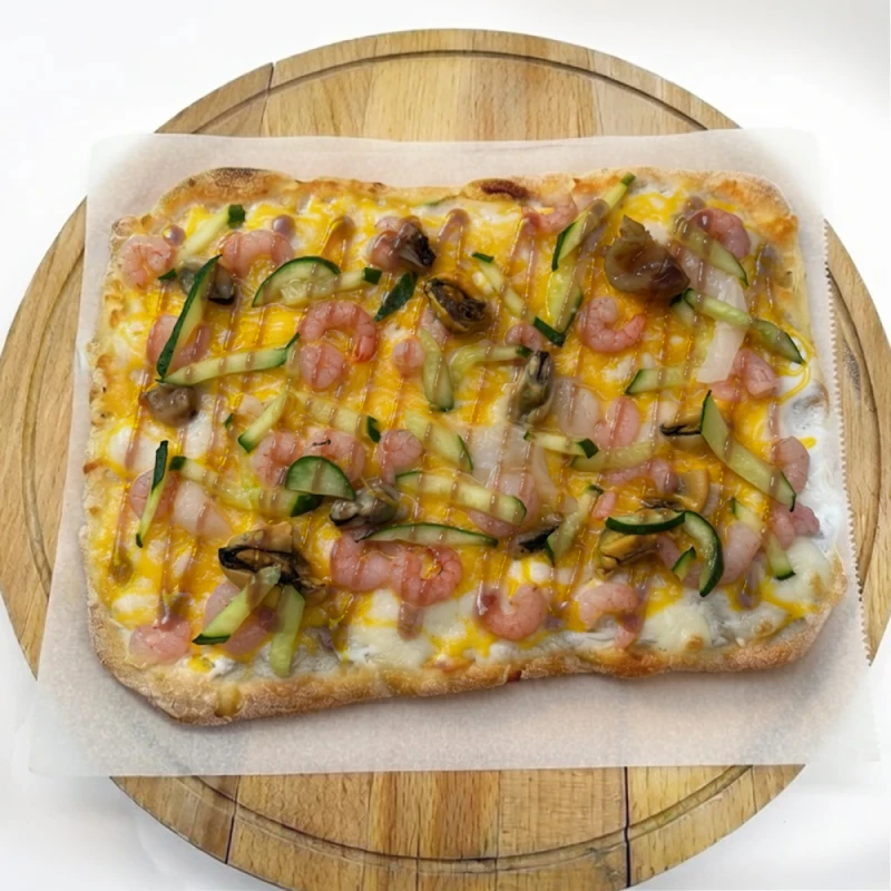 Морской коктейль пицца