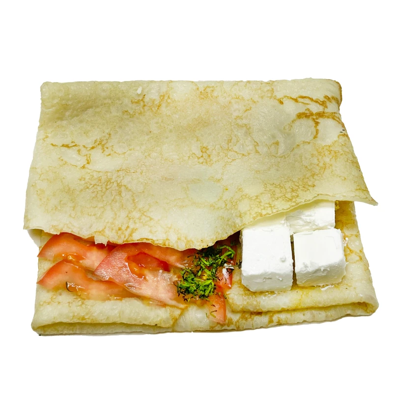 С помидорами и сиртаки (блинчик)