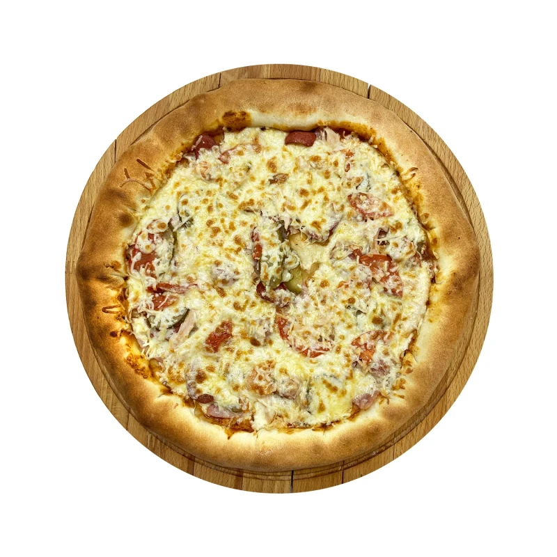 Мясная (с сырным бортиком) пицца 