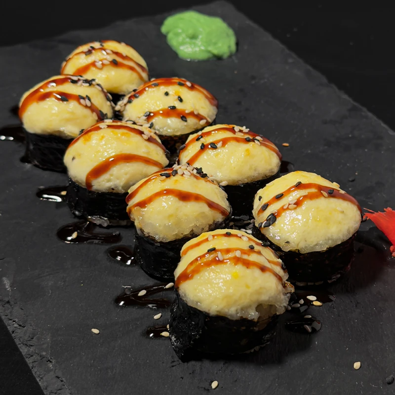 Запеченый с мидиями