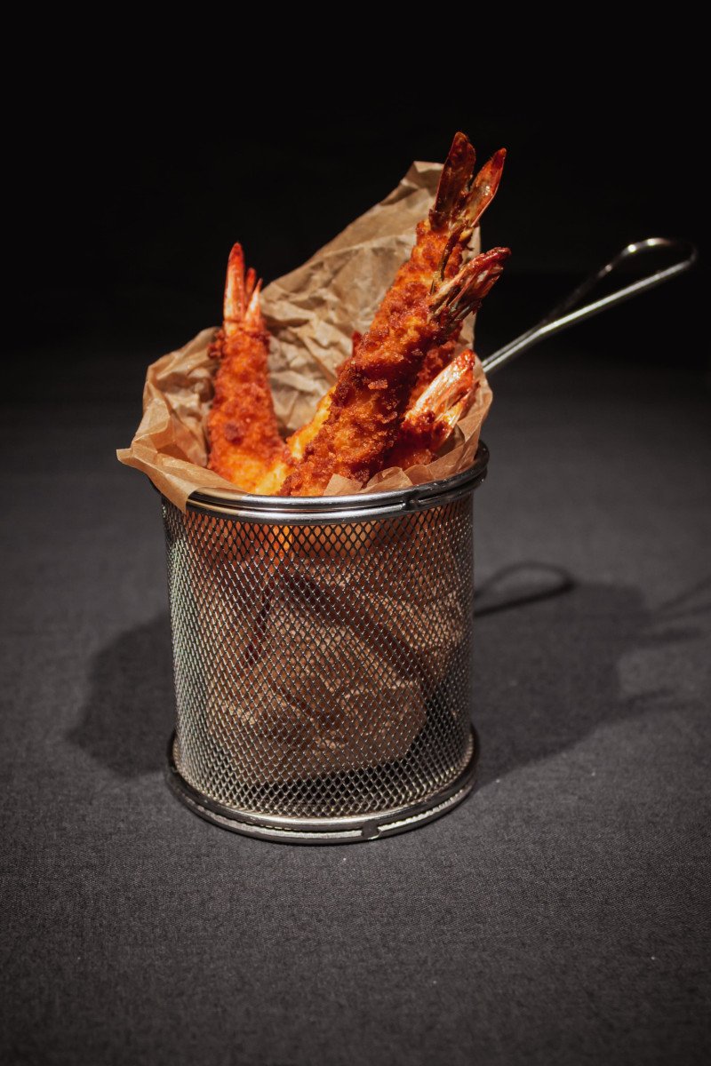 Тигровые креветки  в панировке панко