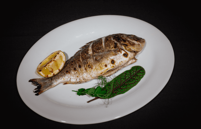 Дорадо на гриле