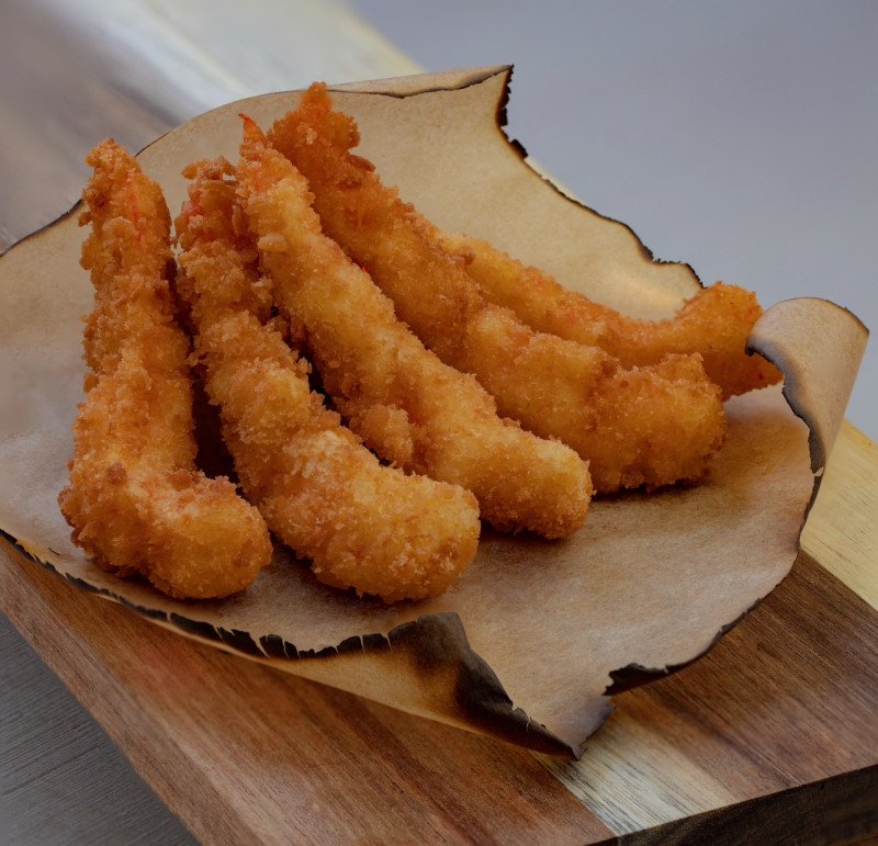 Тигровые креветки  в панировке панко