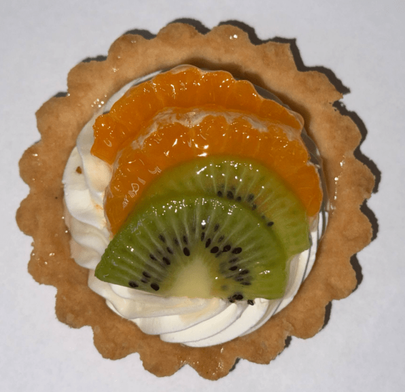 Пирожное корзинка Фруктовая