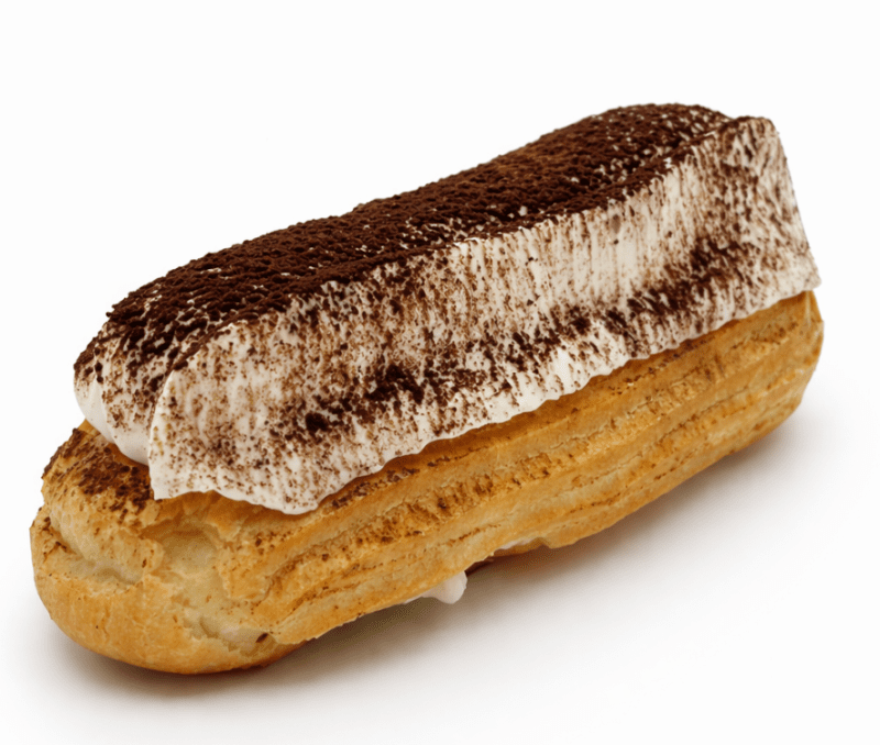 Пирожное эклер тирамису