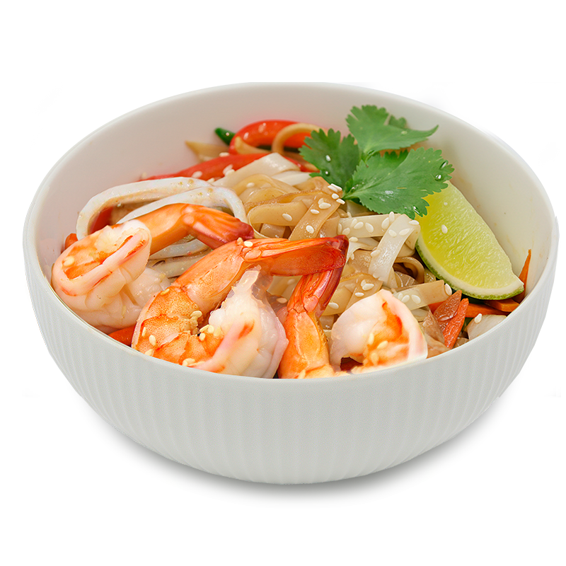 Удон с соусом Терияки с морепродуктами