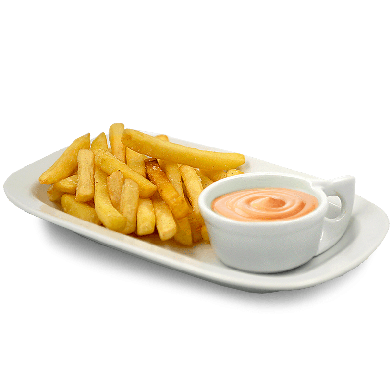 Картофель фри с соусом "спайси"