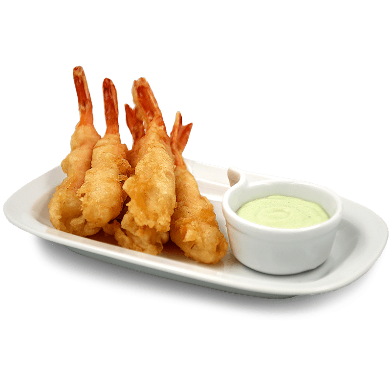 Креветки темпура