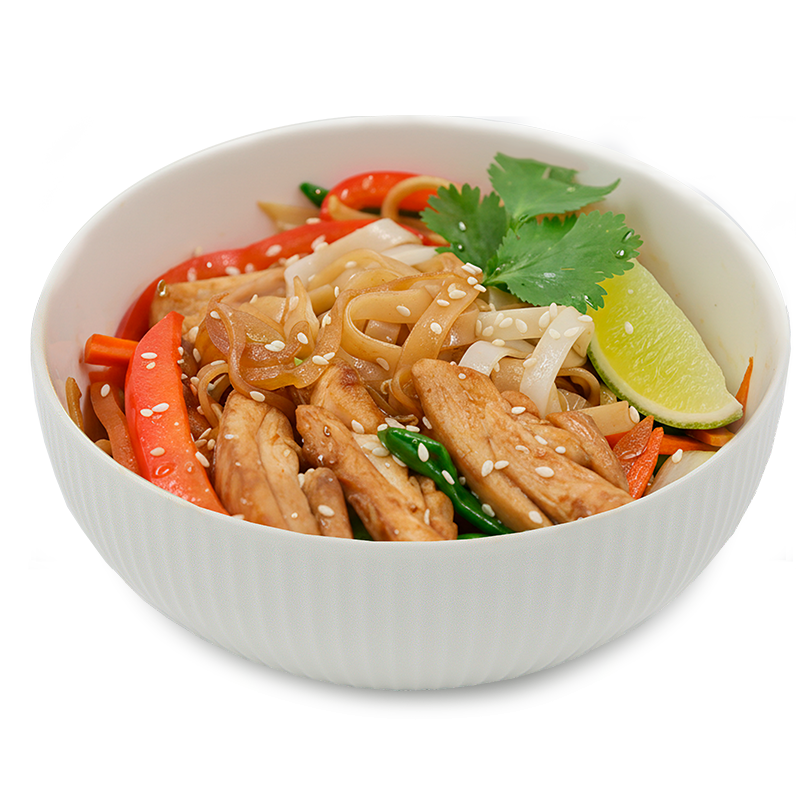 Удон с соусом Терияки с курицей