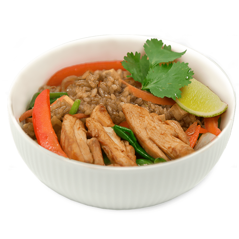 Тяхан унаги с курицей