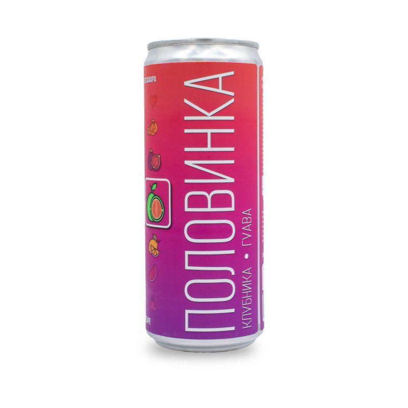 Половинка Клубника и Гуава 0,33 ж/б