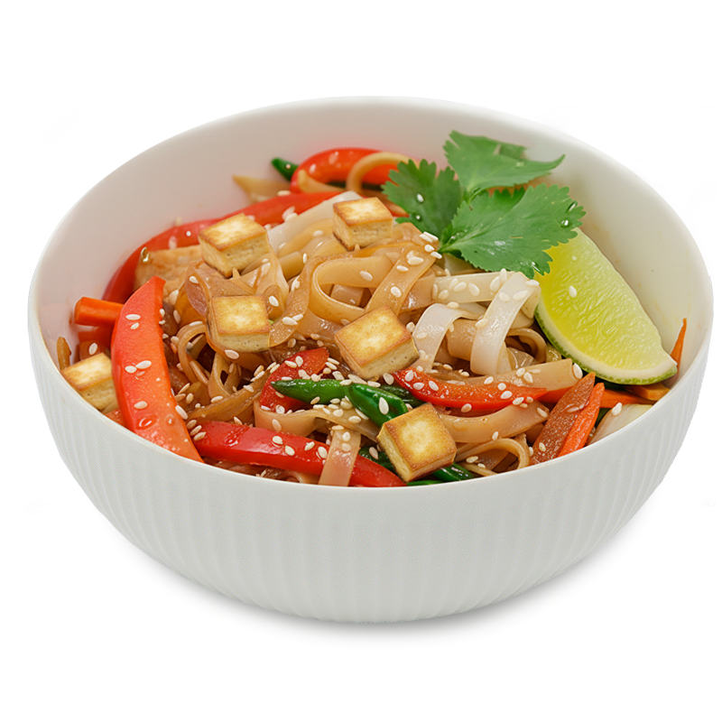 Удон Веган с соусом терияки