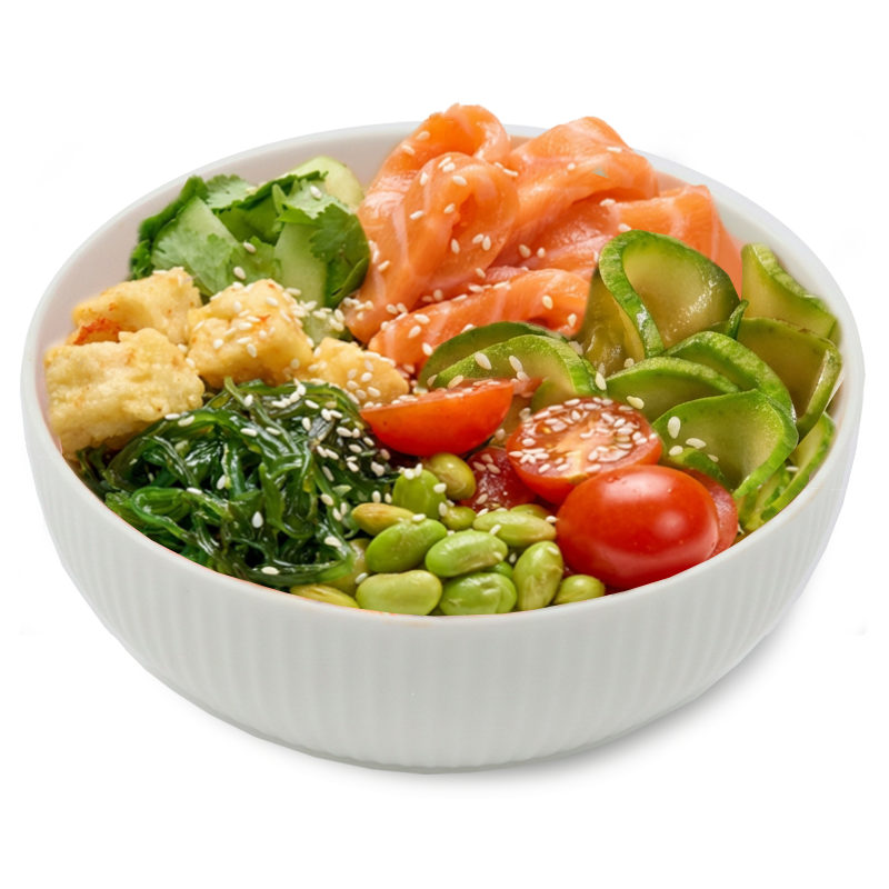 Поке с лососем