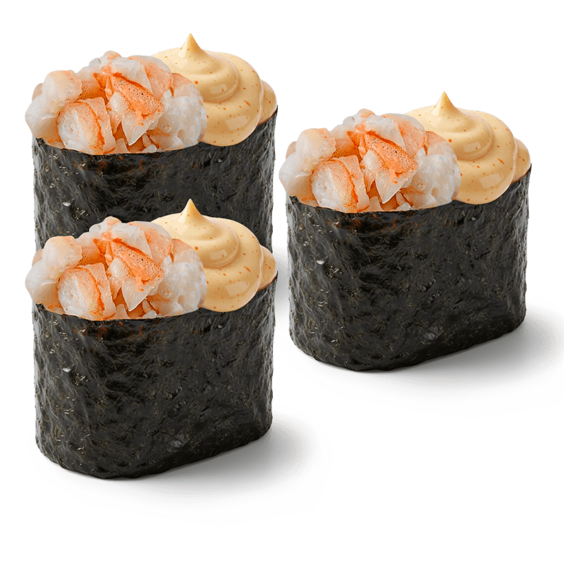 Гунканы Тигровая креветка спайси, 3 шт.