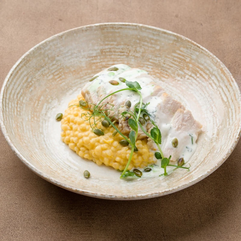 Индейка с пастой птитим