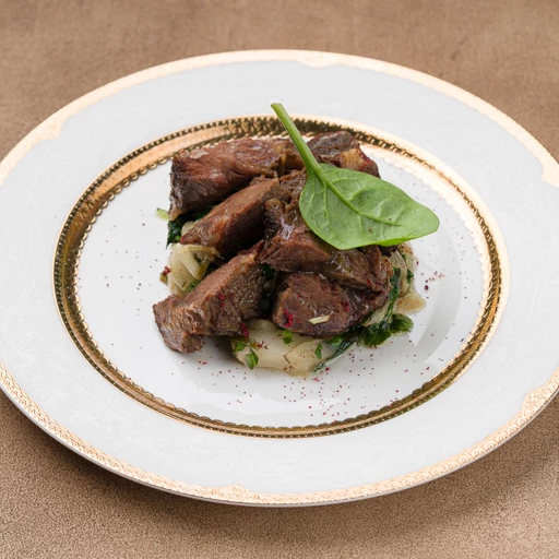 Басма из телячих щечек