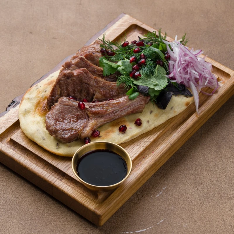 Каре ягненка на гриле 