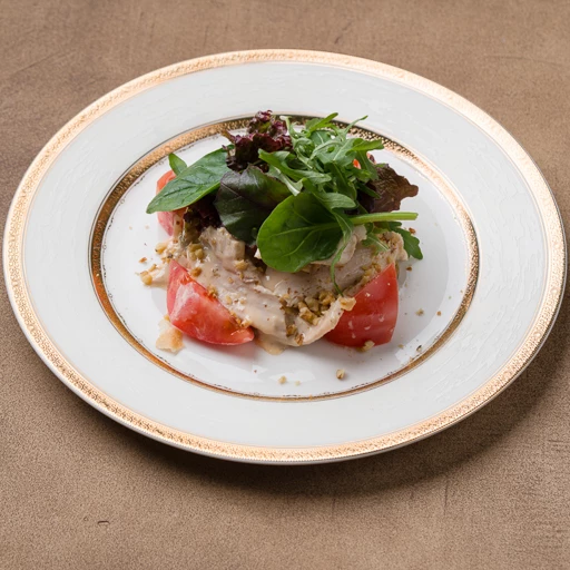 Салат гриль с индейкой