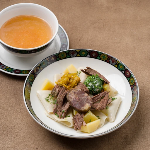 Бешбармак из конины