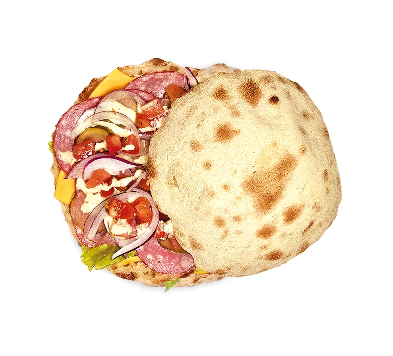 Паноццо с сервелатом