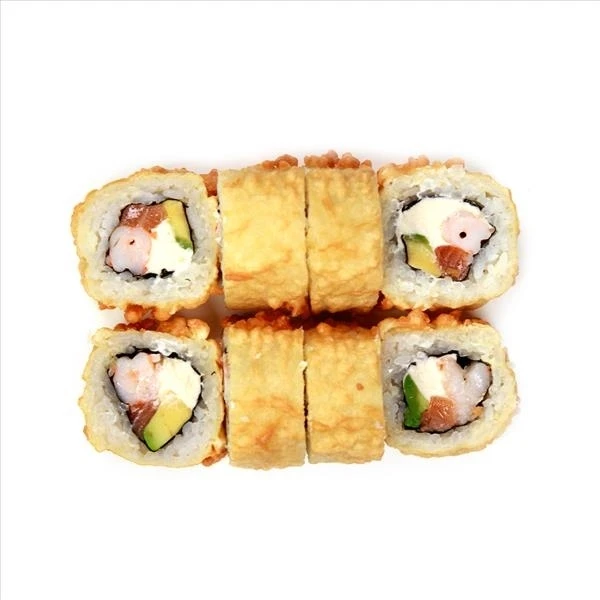 Сяке эби темпура 