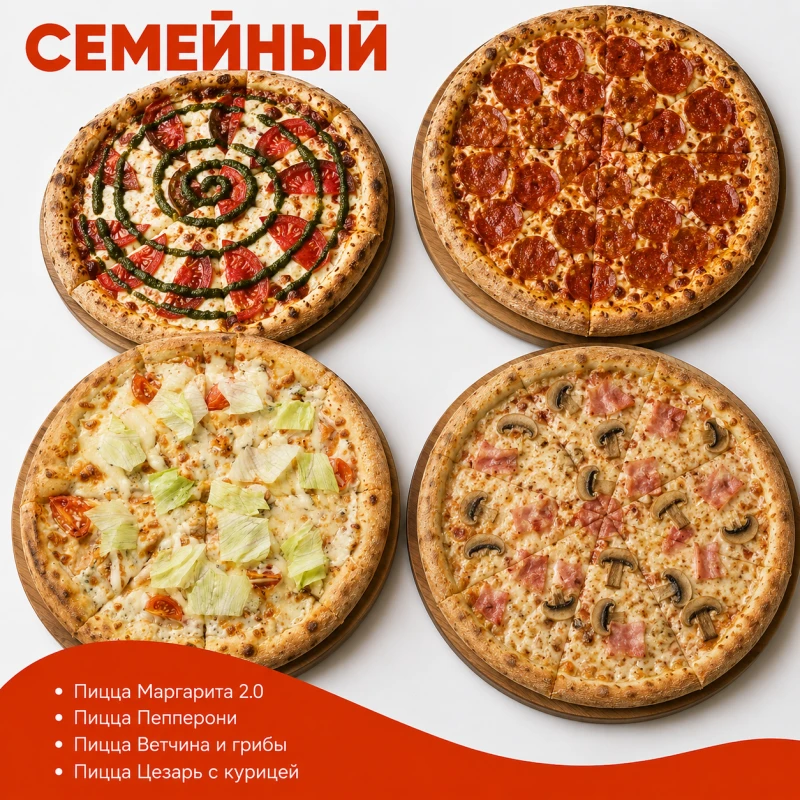 Набор пицц "Семейный"
