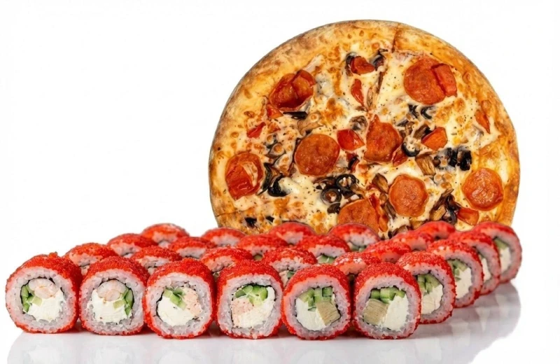 Правый Берег (24 кусочка и пицца)