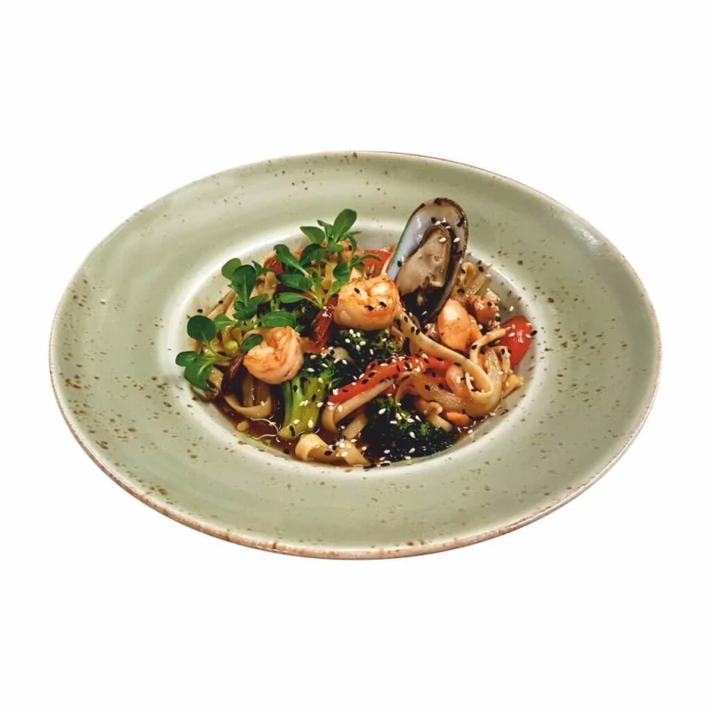 Удон с морепродуктами