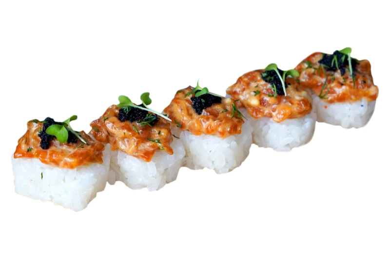 ОСИДЗУСИ тар-тар с опаленным лососем 5 шт, 180 г 