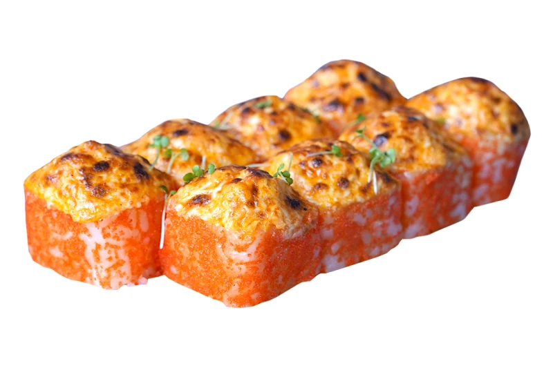 ..Ролл запеченный под моцареллой, 8  шт