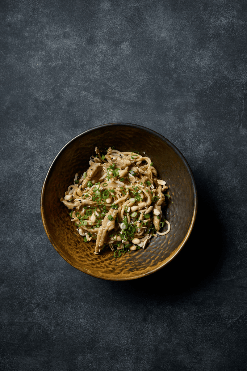 Вок с ростками сои 