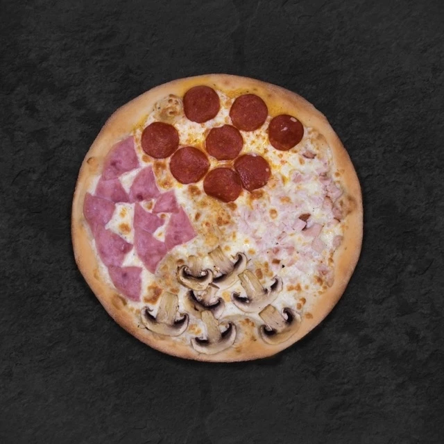 Мини 4 вкуса пицца